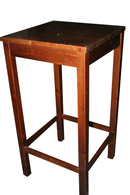 Tavolo da pub alto quadrato